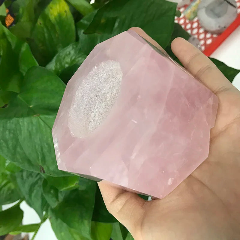 Diy Wedding Gifts Stone Crafts Rose Quartz Candle Holder Chakra Stones Home Decor
