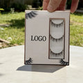 Sunland High Quality Korean PBT Fiber Clear Band 3D Faux Mink Eyelashes Private Label SEVERBEAUTY Handmade Cruelty-Free