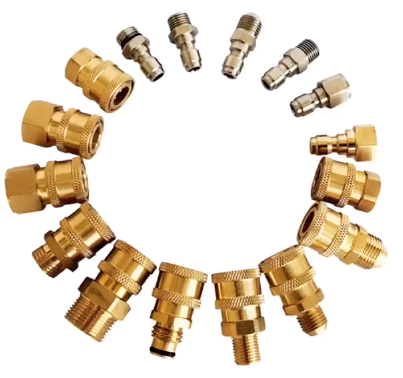 Pressure Washer Accessories Copper Adapter Connectors 1/4" Series Cleaning Equipment Parts