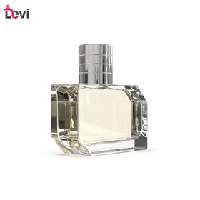 Devi New Design Square Glass Perfume Bottles 50ML Vintage Carton Packaging Lady Mens Fragrance Spray Atomizer Empty Refillable