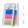 IEA-039 Mixed Iconsign Uv Glue Eyelash Color Lash Extension Trays With OEM