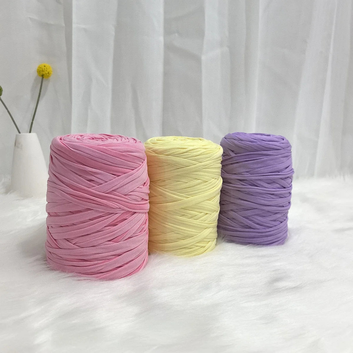 Hand-Knitted Baby Cradle T-Shirt Coarse Yarn Crochet for Fancy Knitting Yarn for Unique Designs
