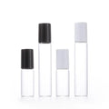 Wholesale 10ml Small Tall Thin Refill Transparent Travel Cosmetic Packaging Glass Roll on Essential Oil Roller Perfume Bottle