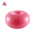 FITA Anti Burst Fitness Inflatable Training OEM Pilates Workout PVC Gym Exercise Balance Printed Custom Logo Donut Yoga Ball