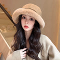 Hot 2023 New Women Girls Winter Thick Rabbit Fur Warm Knitted Beanie Hats