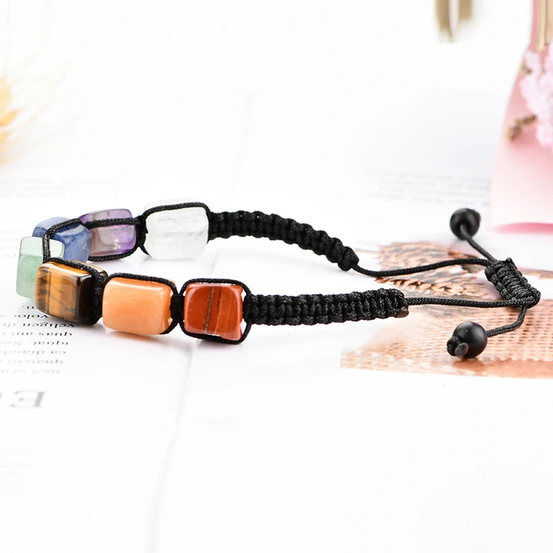 Unisex Natural Healing Semi-precious 8mm GemStone Crystal Rock Bead Stone Bracelet for Men Women Jewelry Necklace