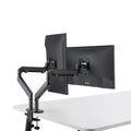 Double Monitor Desk Holder Adjustable Swivel Monitor Stand Dual Monitor Arm and Laptop Holder