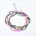 Fashion Multi-color Daisy Flower Rice Seed Beads Necklace Charm Women Choker Necklaces Jewelry