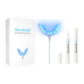 Professional Dental Tooth Whitener Peroxide Customized Home Teeth Whitening Kit with 16-LED USB Light Mint Flavor for