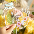 20 Sheets Per Pack DIY Embossed Bookmarks Bottle Stickers Time Collection Series 6 Handbook Stickers