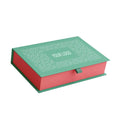 Custom Logo Cardboard Jewelry Gift Boxes Necklace Book Shape Magnetic Paper Box Gift Embossed Wig Pillow Paper Box