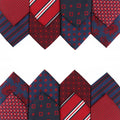 Classic Silk Neckties Striped Plaid Mens Ties Business Neck Ties for Men Suit Accessories Red Wedding Cravate Wholesale Necktie