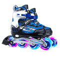 EACGkids Flashing Roller Skates Adjustable Inline Skates Roller Skate Shoes for Kids Girls Boys