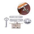 Box Cigar Humidor Metal Accessories Full Mortise Brass Lock