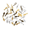 AA00244 DIY Jewelry Finding Making Zinc Alloy Glue on Bail Pendant Clasp Charm