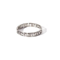 New Design Cheapest Stainless Steel 18K PVD Plating Simple Pattern Rings Non Tarnish