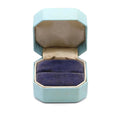 One Top Customization Logo Ring Box Velvet Custom Jewelry Packaging Jewelry Box
