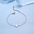 Women 925 Silver Fine Jewelry Bracelet 925 Sterling Silver Star Shape Bracelet for Gifts