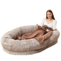 Huge Size Napping Day Bed Giant Pet Sofa Bed Human Size Giant Memory Foam Dog Bed for You to Doze Off