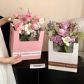 Fall in Color New Design Folded Flower Box for Fresh Floral Bottle Base Box