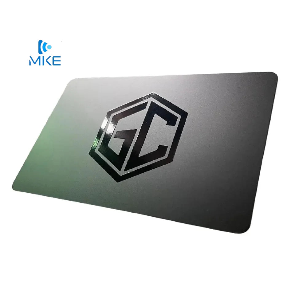 Plastic Card Plastic Id Uv Matt Black Pvc Card