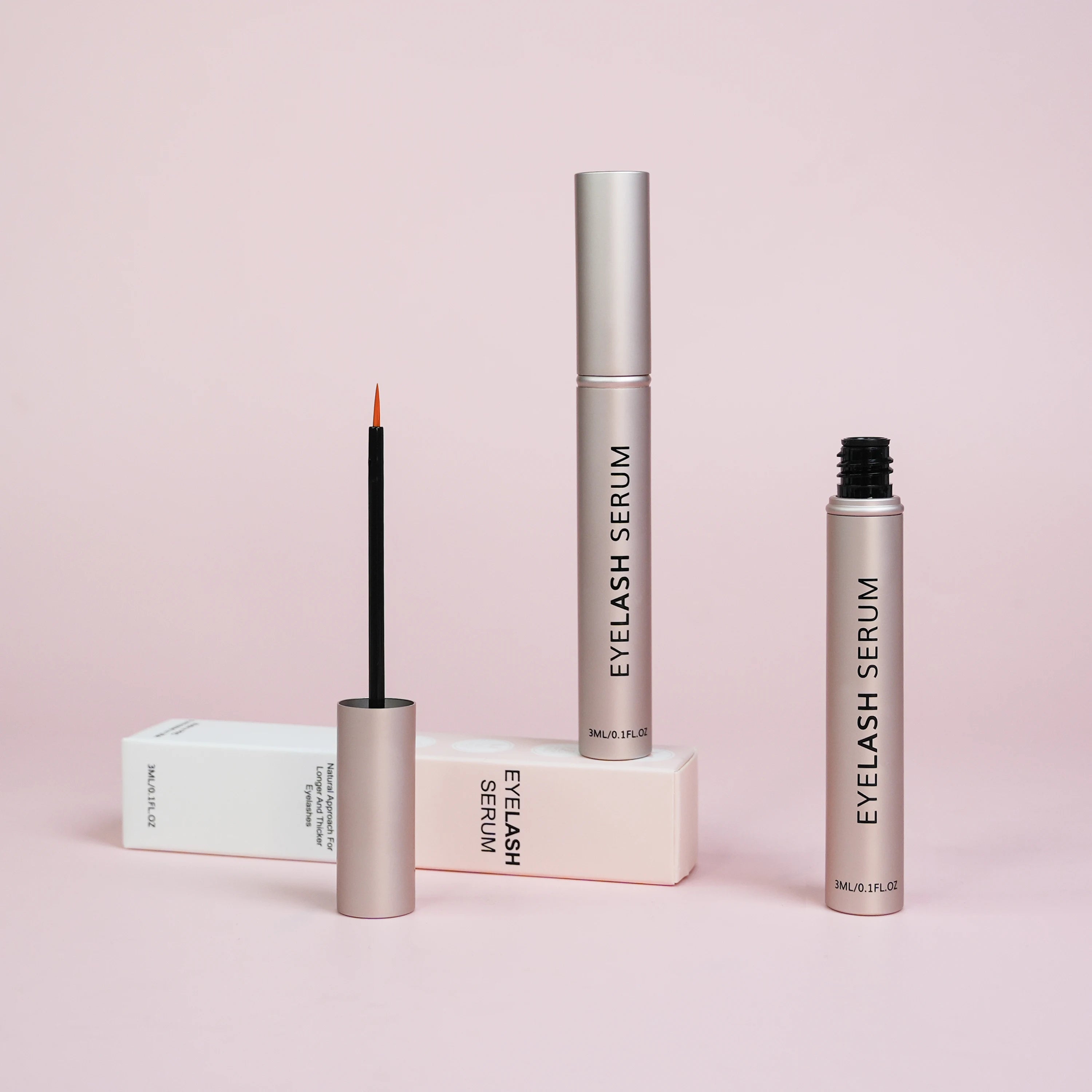 Korea Custom Nourish Lift Keratin Organic Castor Oil Natural Eye Lash Enhancing Eyelash Growth Serum Private Label