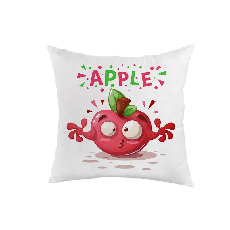 DIY Personalized Logo Printable Full White Polyester Pillow Case Sublimation Blank Satin Pillow Cover