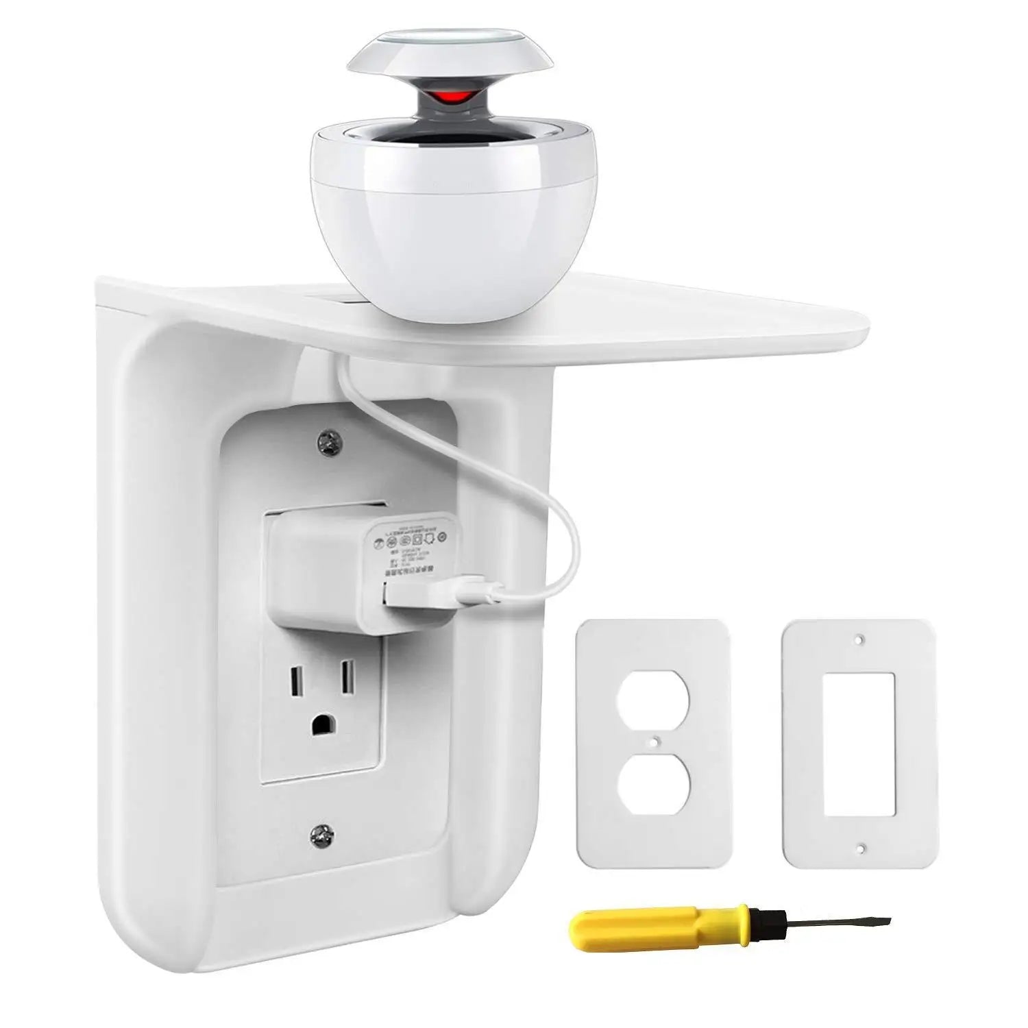 Outlet Charging Shelf Home Wall Shelf Organizer for Outlets Power Perch Single Shelf on Sales