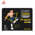 Portable Backdrop Stand China Factory Hot Sale Folding Curved Led Illuminated Tube Display