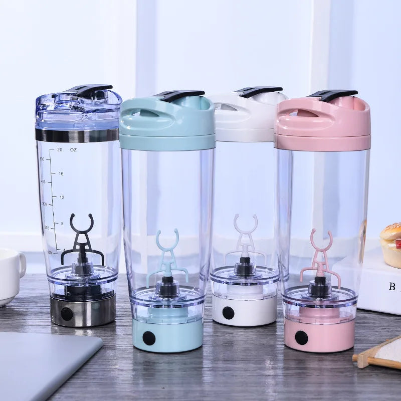 Yeway 2023 New Arrival Electric Shaker Bottle Electric Protein Shaker with USB 16 oz 450 ML Protein Shaker Cup Auto Maker