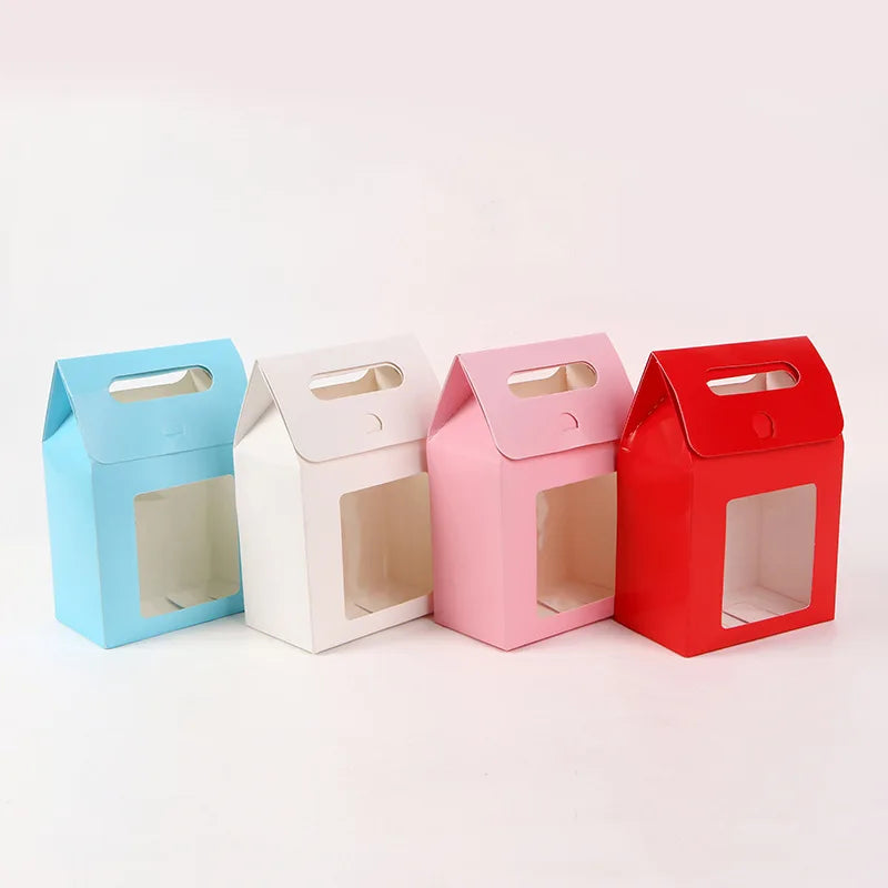 Wholesale Craft Party Favor Gift Paper Bag White Paper Board Shopping Flower Packaging Bag with Your Own Logo