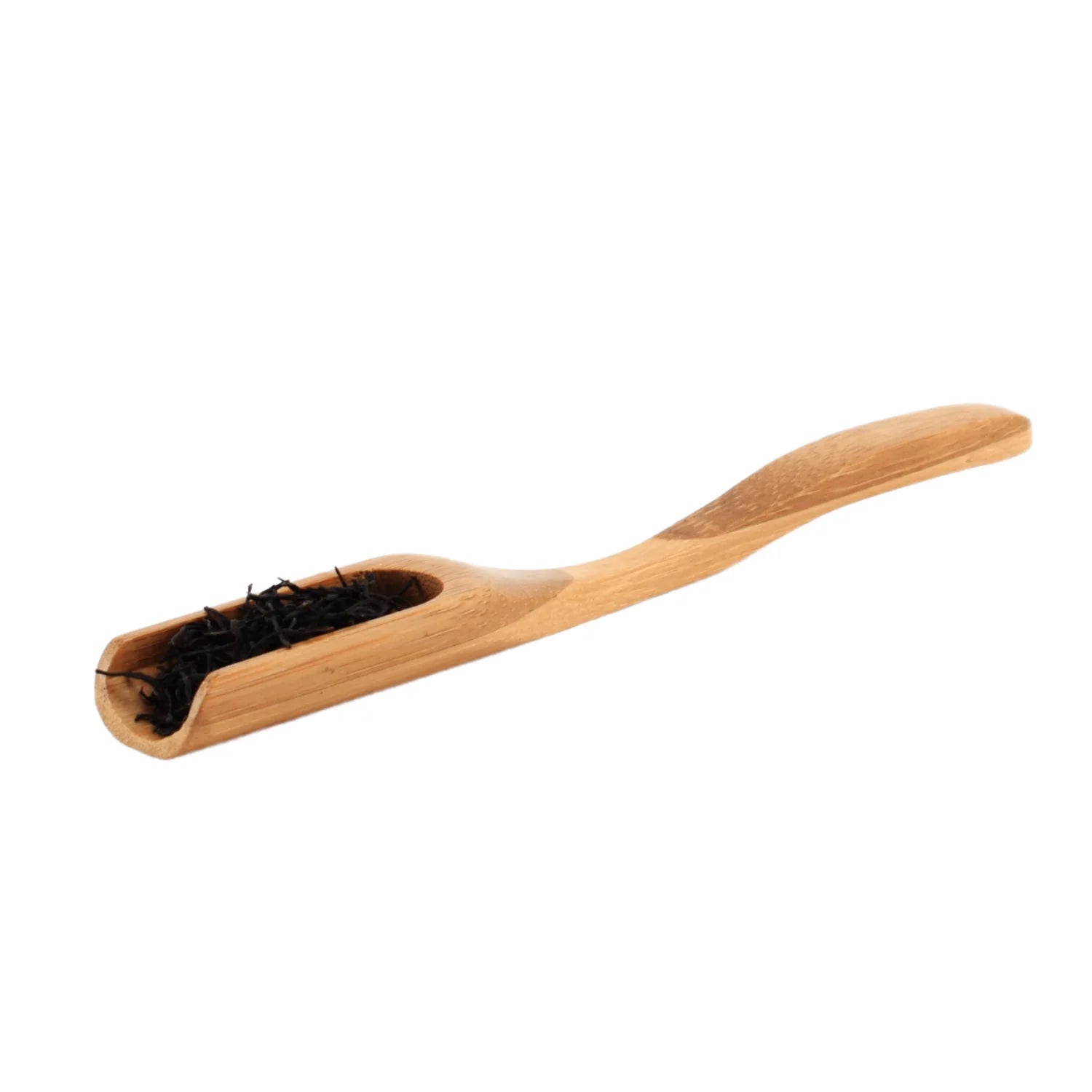 Natural Unique Eco-friendly Bamboo Spoon Tea Accessories Coffee Powder Spices Custom Logo Bamboo Tea Scoop with Long Handle