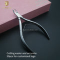 Wholesale Cuticle Nippers Custom Logo Durable Nail Nipper Cuticle Non-slip Handle Manicure Tools
