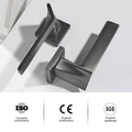 Jision Modern European Crystal Style Zinc Alloy Die-Casting Golden Internal Chrome Door Handle 5-Year Warranty Easy Doors