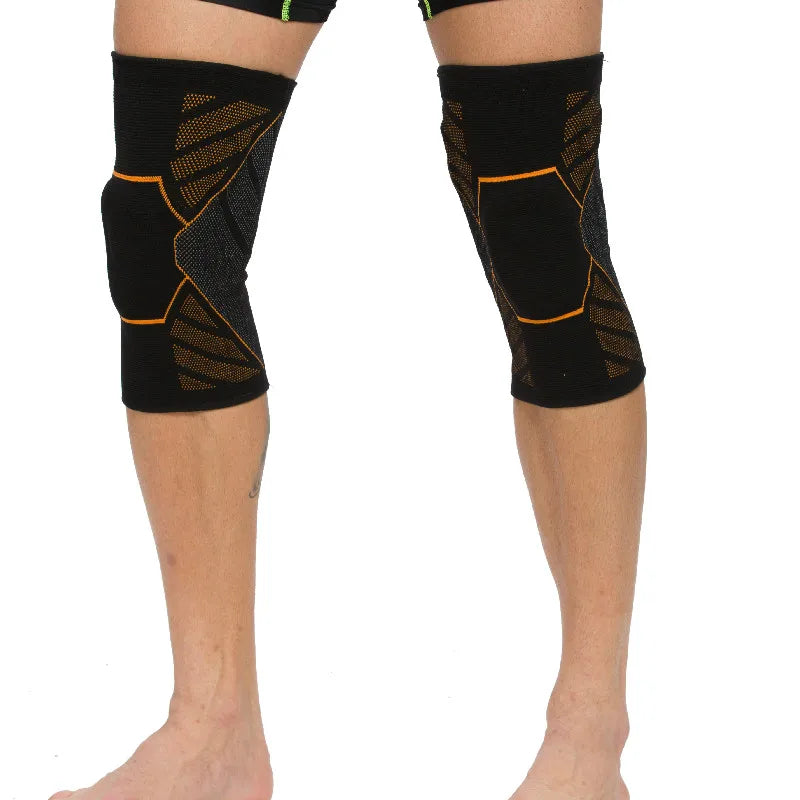 Fitness Weight Lifting Knee Support Brace Powerlifting Compression Knitting Knee Sleeve