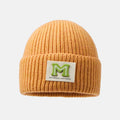 Fashion Custom logo Warm Children Knitted Acrylic Winter Kids Beanie Hats