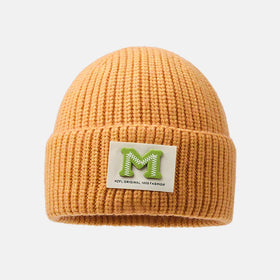 Fashion Custom logo Warm Children Knitted Acrylic Winter Kids Beanie Hats