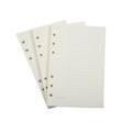 A5 Planner Notebook Custom Logo Loose-leaf Filler Paper Page Lining Hole Punched Refills Inserts Customizable Gangtong 40 Sheets