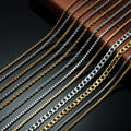 4mm Rope Chain Twist Chain Necklace in White Gold Stainless Steel 20'' 22'' 24'' 26'' 28'' 30 '' Rope Chain for Men Hip-hop