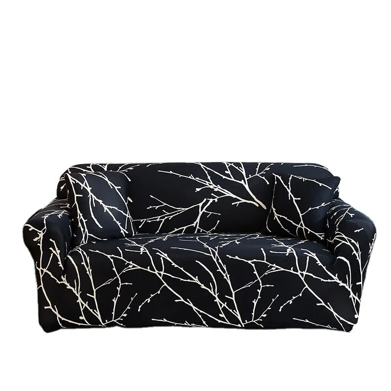 Household Decoration Protect Super Soft Stretch Material Wholesale Elastic Plant Printed Sofa Cover Couch Protector