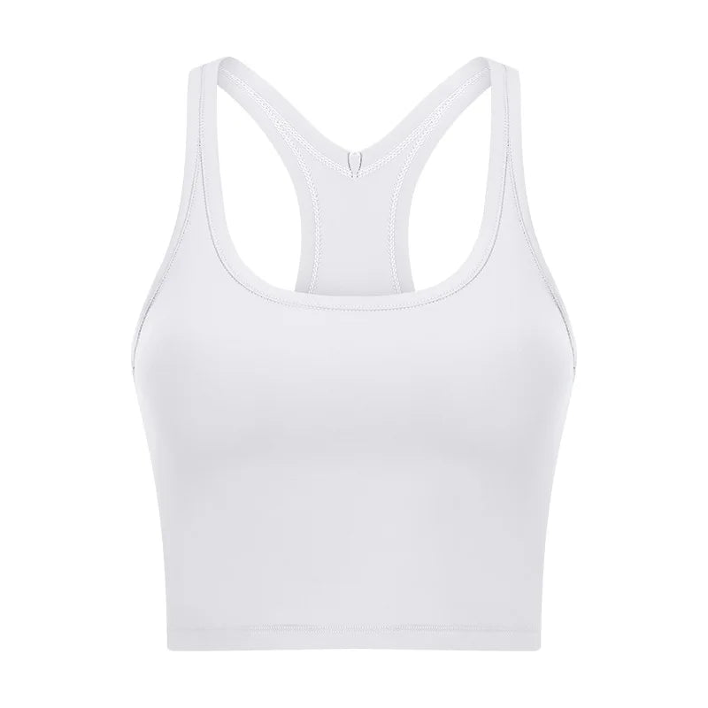TOPKO Yoga Vest Women's Skin Friendly Naked Feeling Fitness Shockproof Sports Bra