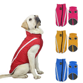 Dog Winter Coat Windproof Warm Dog Jackets Winter Pet Clothes Coats High Quality Cozy Reflective Waterproof Polyester Opp Bag