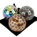 Factory  Hot Sell 100d Sides Metal Dice Single 50mm D100 Polyhedral Dice for Table Game Dungeons and Dragons