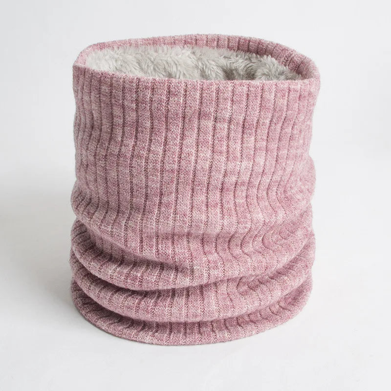 New Design Warm Scarf Ring Thickened Collar Knitted Scarves for Winter