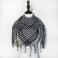 Male Outdoor Hijab Scarf Arab Headscarf Square Arab Keffiyeh Head Neck Scarves Headwrap for Traveling