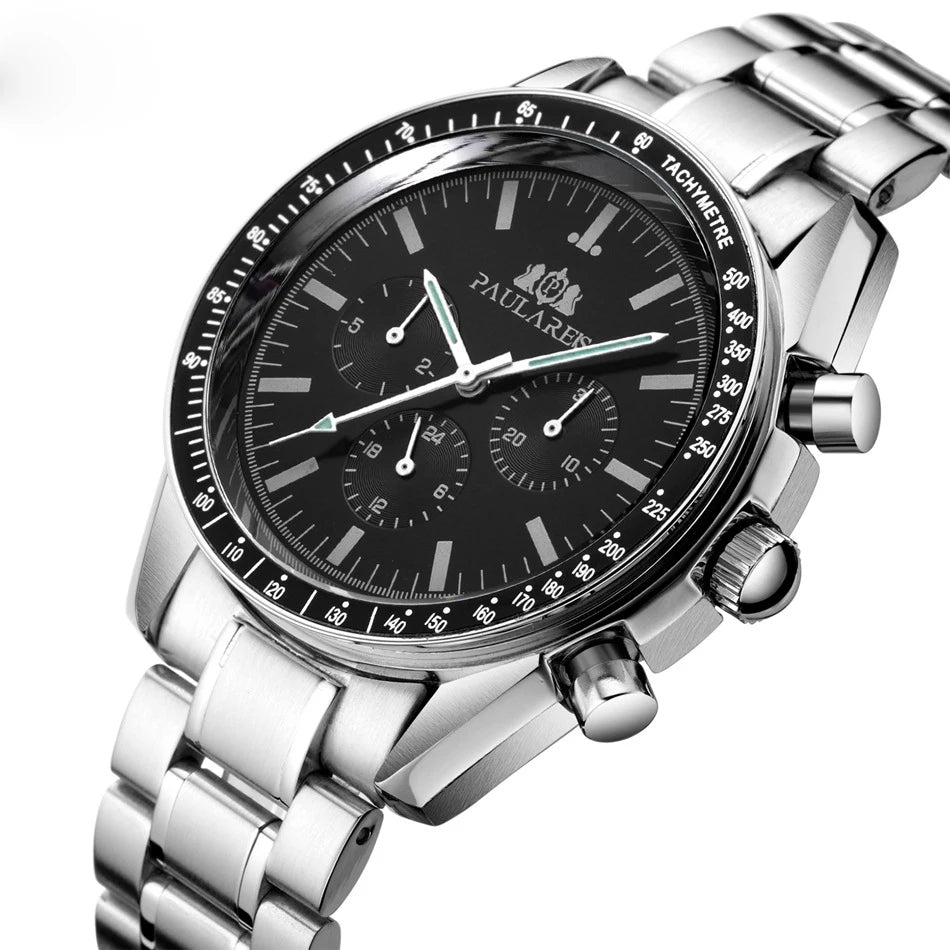PAULAEIS Original Design Stainless Steel Automatic Mechanical Sport Charm Fashion Casual Business Men's Watch Dropshipping