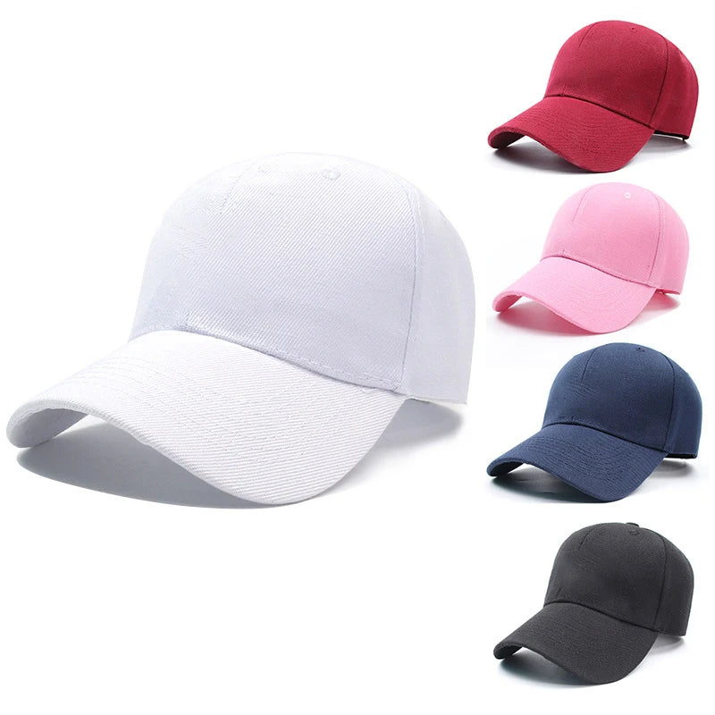 Men and Women's Promotional Full Cotton Baseball Caps Casual Hat for All Seasons 100% Cotton for Children