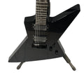 E.p-Brand Black Electric Explo.er Guitar With Solid Wood Snake Inlay HH Pickups Fast Shipping