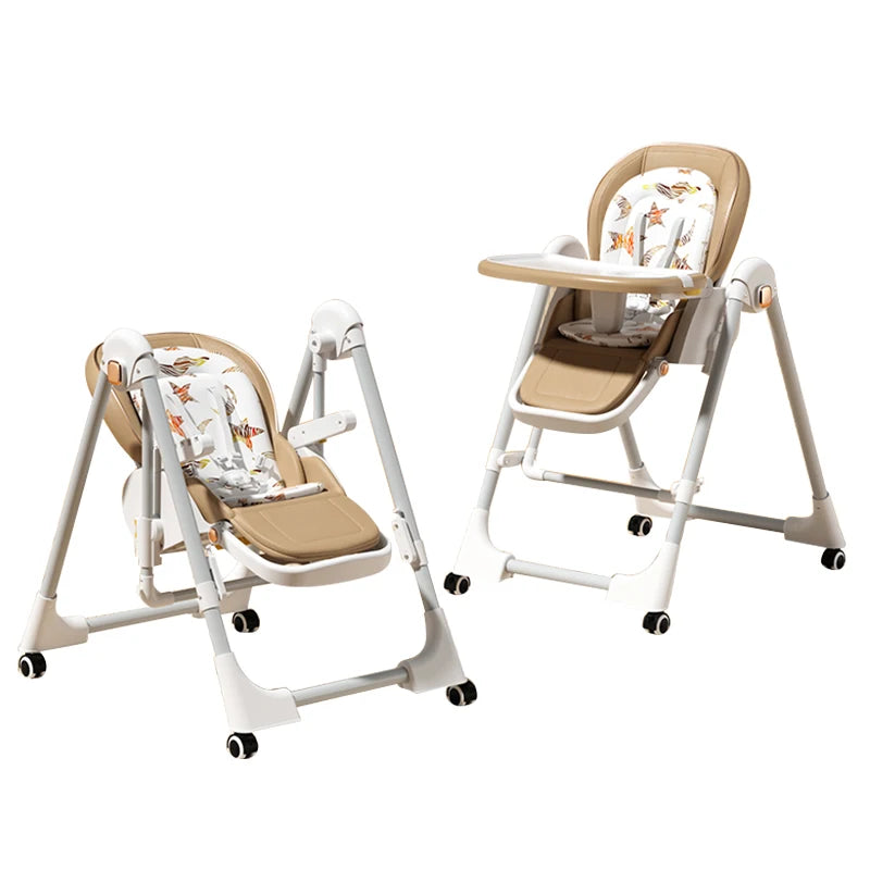 Wholesale Portable Foldable Dining Chair for Kids High-Eating Rocking Swing Chair for Baby for Kitchen Hotel and Living Room
