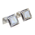 Wholesale Mother Pearl Shell Classic Cufflinks Custom Men Formal Suit Shirt Fashion Accessory Wedding Tuxedo Trendy Jewelry Gift
